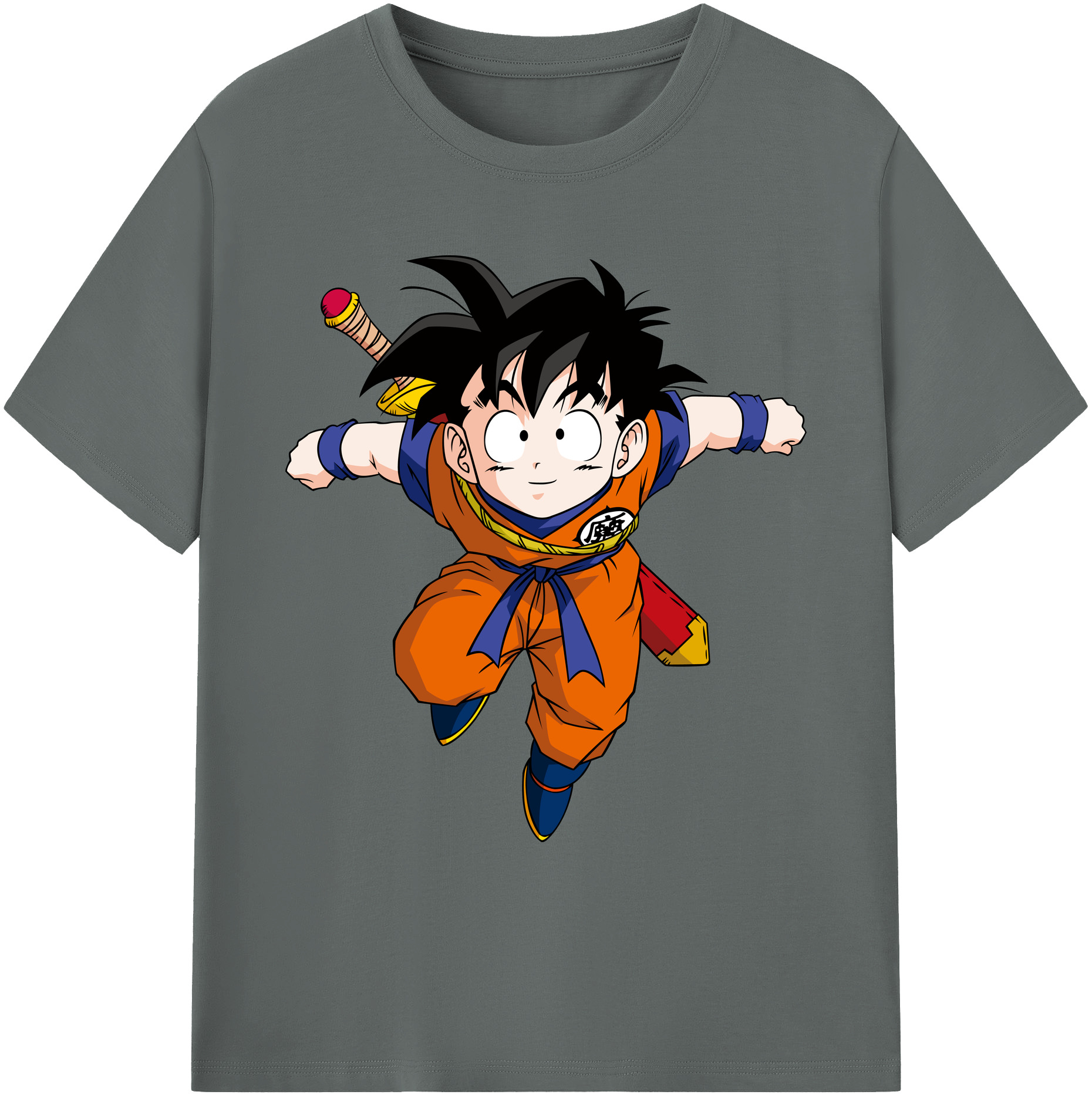 （画像用） ドラゴンボール 孫悟空（そん ごくう）Son Goku カカロット DRAGON BALL Kakarotto 綿100％ メンズ半袖Tシャツ｜肌触りやわらか＆通気性